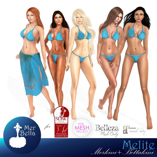 Mer Betta Melite ~ Merkini+Bettakini v4.0 appliers (mpf)