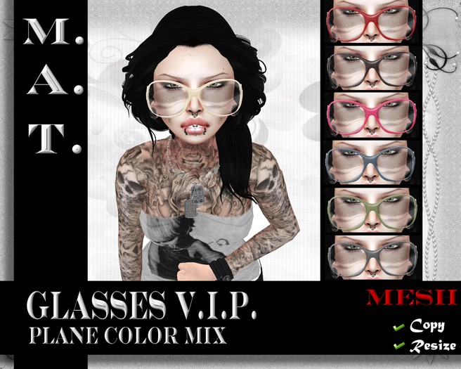 M.A.T. Glasses V.I.P. Plane Color Mix