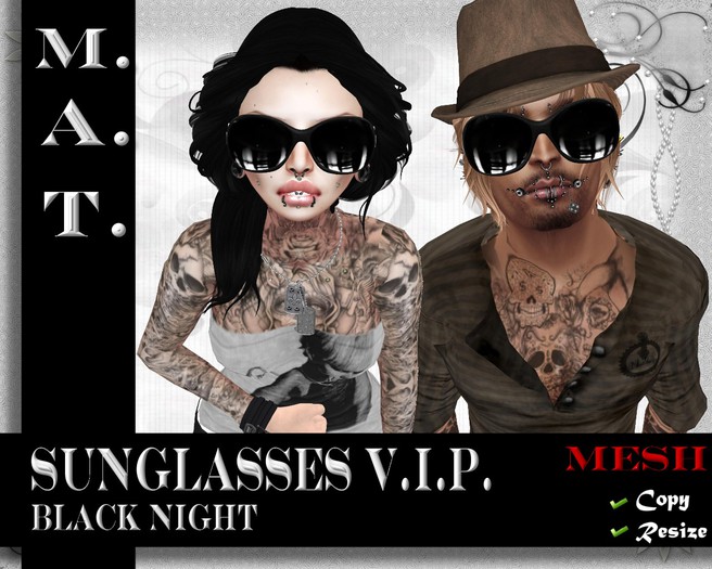 M.A.T. Sunglasses V.I.P. Black Night