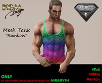 KGM Design - Rainbow Fishnet Tank