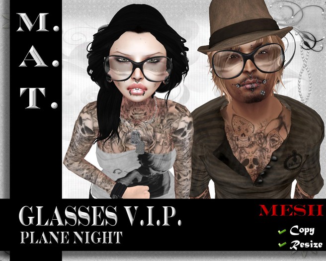 M.A.T. Glasses V.I.P. Plane Night