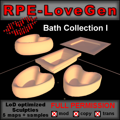 RPE-Bath Collection I - Full Perm Sculpties