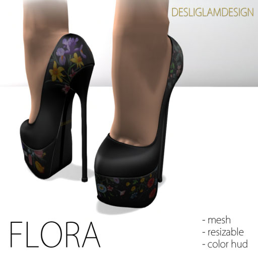 BOX Desli Glam Design - FLORA SHOE R.