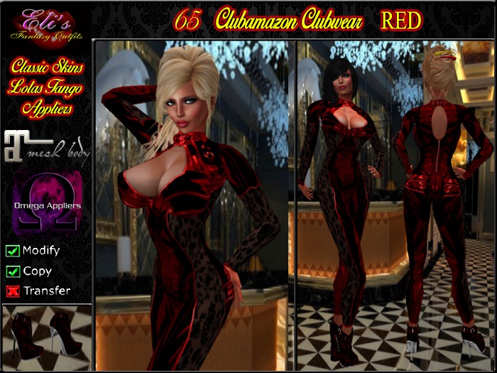 65 Clubamazon Red For Lolas Tango Eli's