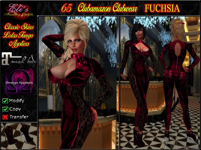 65 Clubamazon Fuchsia For Lolas Tango Eli's