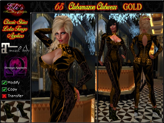 65 Clubamazon Gold For Lolas Tango Eli's