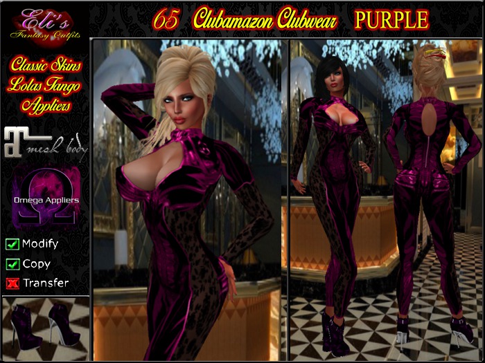 65 Clubamazon Purple For Lolas Tango Eli's