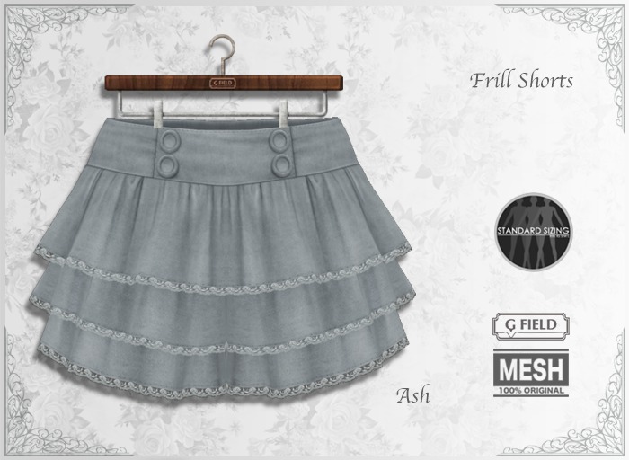 *GF* Frill Shorts -ash- BOX