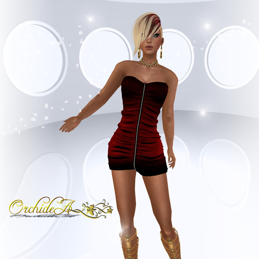 ** Orchidea**  Lil Devil red black