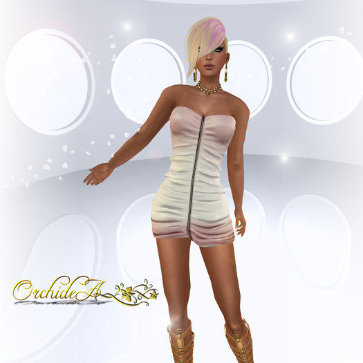 ** Orchidea** LIL DEVIL WHITE PINK PASTEL 