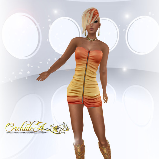 ** Orchidea** LIL DEVIL YELLOW PASTEL SALMON 