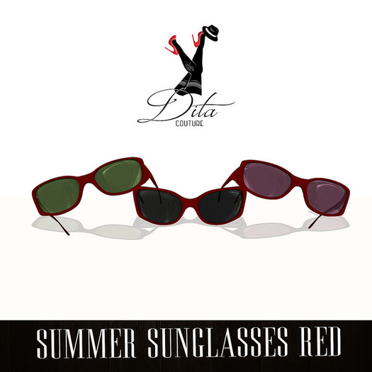 *DC* Summer Sunglasses - Red