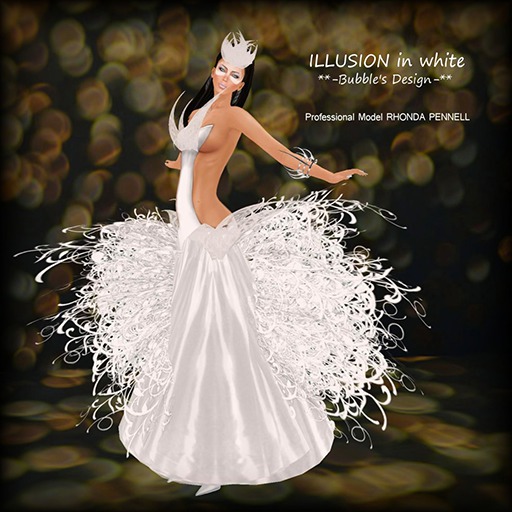Bubble's Designs-ILLUSION IN WHITE