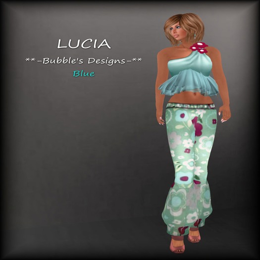 Bubble's Designs-LUCIA blue