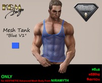 KGM Design - Blue Fishnet Tank V.1