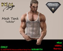 KGM Design - White Fishnet Tank