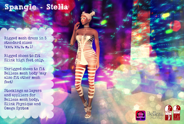 Jinx (DD) Spangle Stella (White)