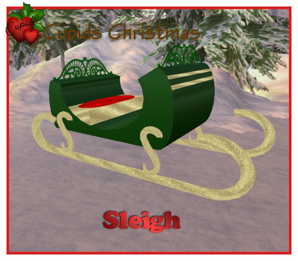 Santas Sleight Green/Gold