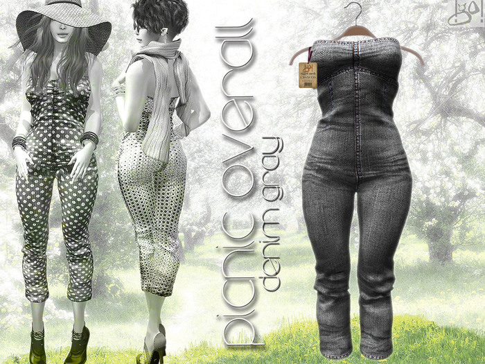 !gO! picnic overall - denim.gray