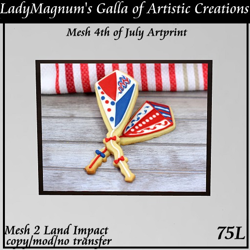LadyM's Mesh 4th of July Artprint No 3