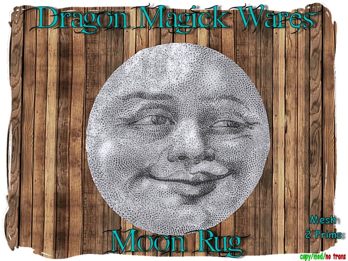 Dragon Magick Wares Moon Rug