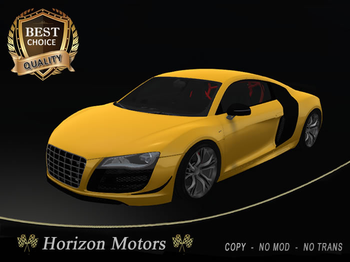 Aud R8 GT (Yellow) Box
