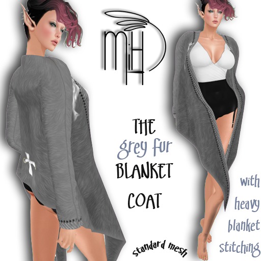 MiH Fur Blanket Jacket gry 