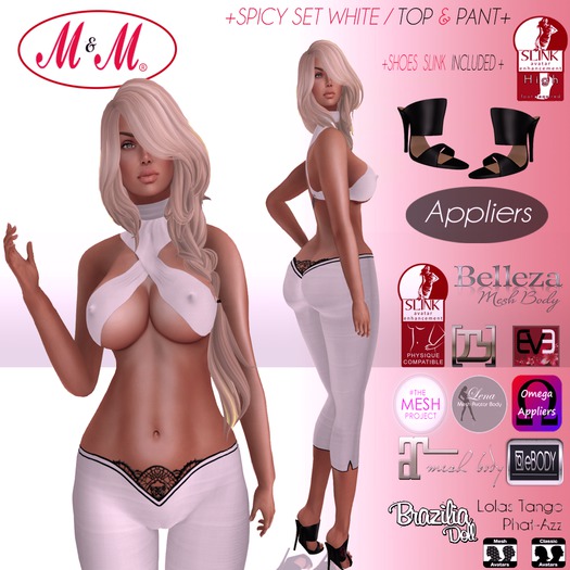 M&M+SPICE+ WHITE+ appliers,slink,tmp,maitreya...+