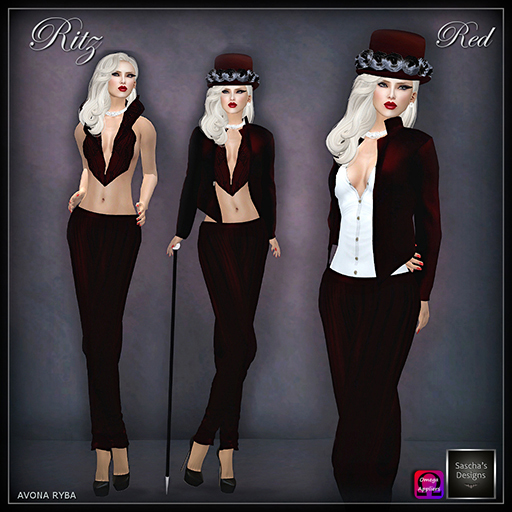 SAS - The Ritz Red Outfit (50% Mesh + Omega)