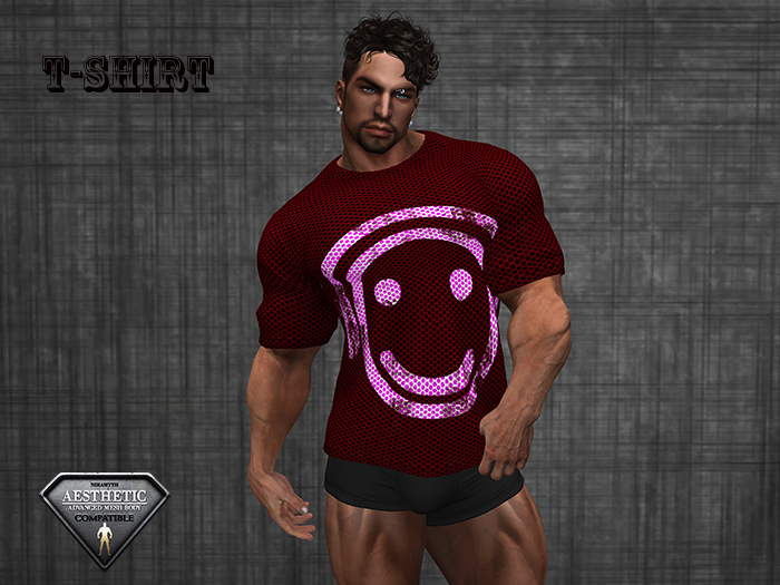 T Shirt Red Smile