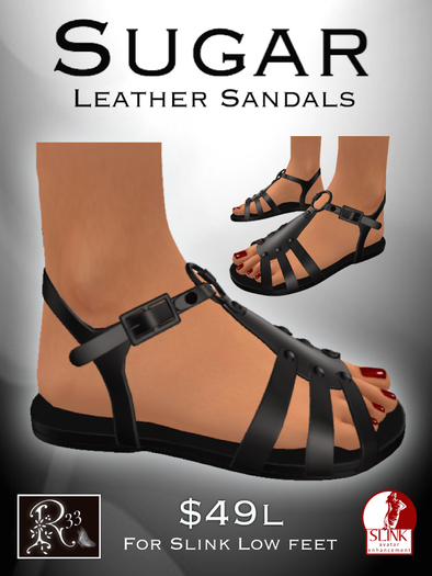 sandles with bands