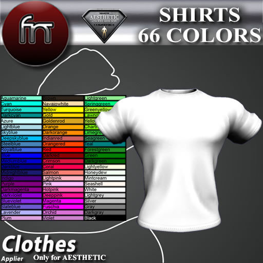 [FN] Aesthetic Simple T-Shirt 66 Colors
