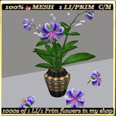 LW_ Mesh Tiger Lilies in Pot - 11 (1 Prim/LI)