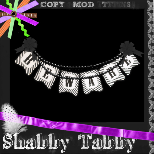 *Shabby* Beware Banner