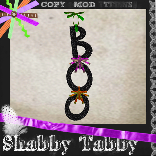 *Shabby* BOO Hanging Decor