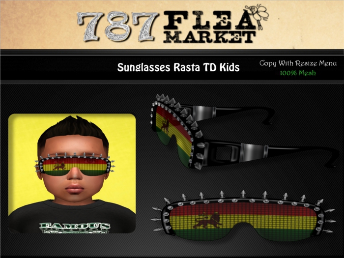 Sun Glasses Rasta Kids
