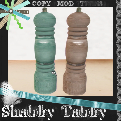 *Shabby* Coastal Salt & Pepper