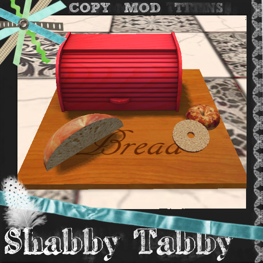 *Shabby* Colorful Bread Tray