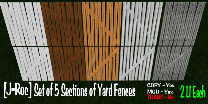 [J-Roc] - MESH - Yard Fence Sections