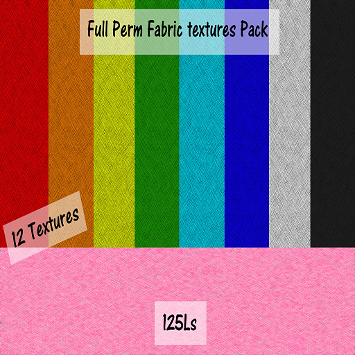 Full Perm Fabric textures Pack