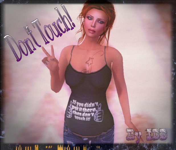 IDD Don't Touch Maternity Tank