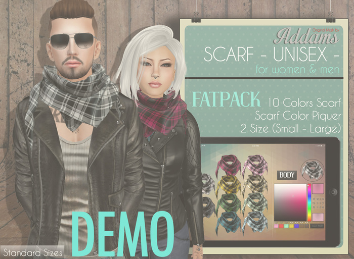 Addams // Scarf - UNISEX // DEMO