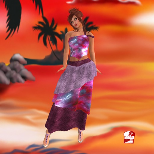 BINARY FAIRY TROPICAL BLUSH SLINK FLAT BOX