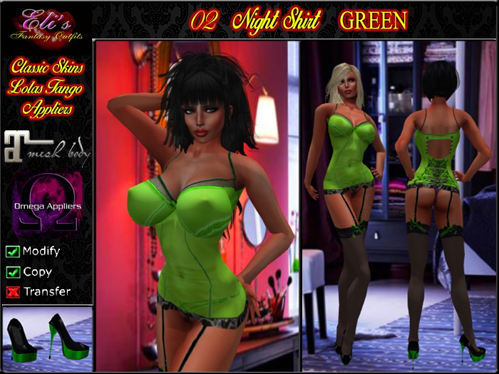 02 Night-shirt Green