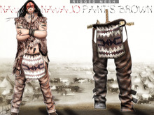 !gO! Navajo  pants - brown
