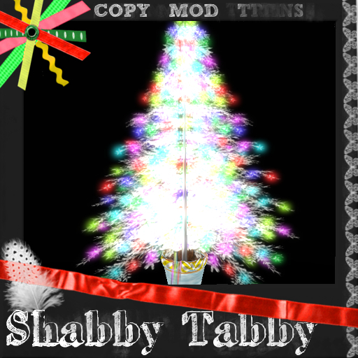 *Shabby* Glittering Snow Tree MESH