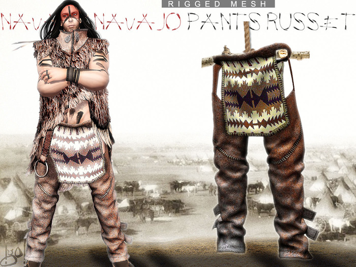 !gO! Navajo  pants - russet