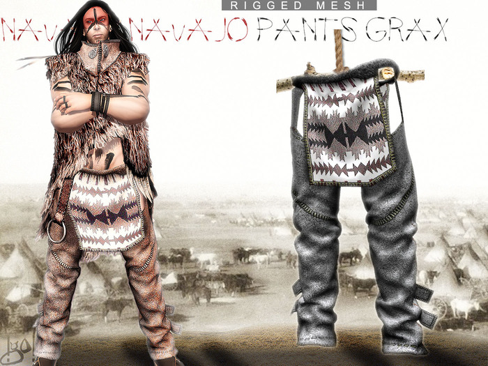 !gO! Navajo  pants - gray