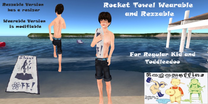 Wearable and Rezzable Towel