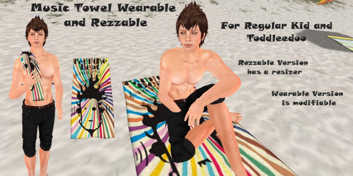 Wearable and Rezzable Towel